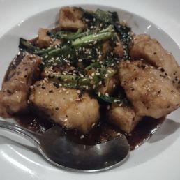 Bali Hai Restaurant: tofu in black bean sauce Bali Hai Restaurant: tofu in black bean sauce