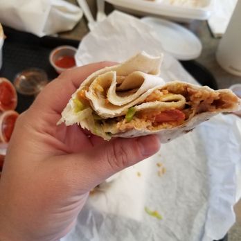 Rosa Maria's - The last quarter of the burrito. Again mostly tortilla. - Mexican Near Me - Fontana, California Rosa Maria's - The last quarter of the burrito. Again mostly tortilla. - Mexican Near Me - Fontana, California