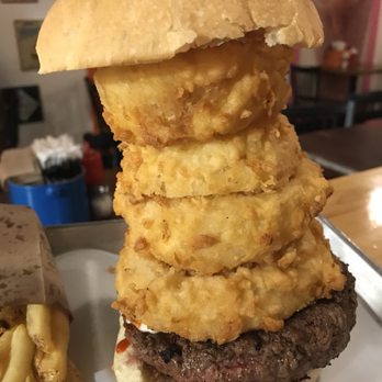 Urban Burger - Wicked blue ... interesting presentation... ok burger - Burgers Near Me - Cranford, New Jersey Urban Burger - Wicked blue ... interesting presentation... ok burger - Burgers Near Me - Cranford, New Jersey