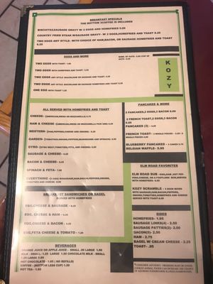 Menu photo 4 Kozy Kitchen Warren, OH