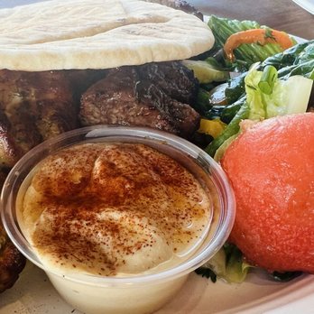 A&V Grill Kitchen - Beef and Chicken combo - Mediterranean Near Me - Sherman Oaks , California
