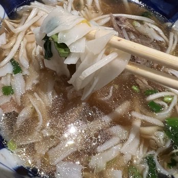 Pho Ha - The "noodles" are so over cooked because they are not true pho rice noodles but leftover wonton wrapper scraps they use as "noodles" - Vietnamese Near Me - Shoreline, Washington