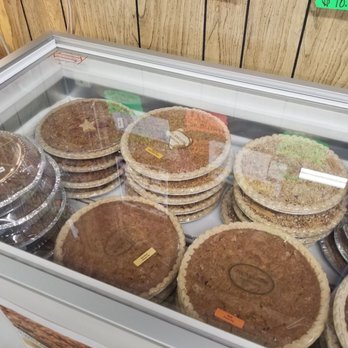 Pecans - Frozen case of pies and treats. - Specialty Food Near Me - Goldthwaite, Texas Pecans - Frozen case of pies and treats. - Specialty Food Near Me - Goldthwaite, Texas