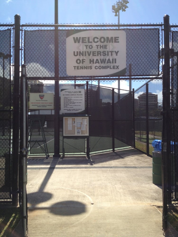 UH TENNIS COMPLEX Updated September 2024 1337 Lower Campus Rd