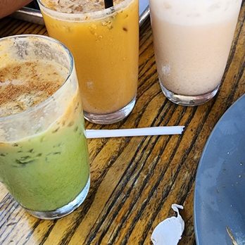 Makers & Finders - Fall coffee flight (Matcha pumpkin tasted the best) - Coffee & Tea Near Me - Las Vegas, Nevada