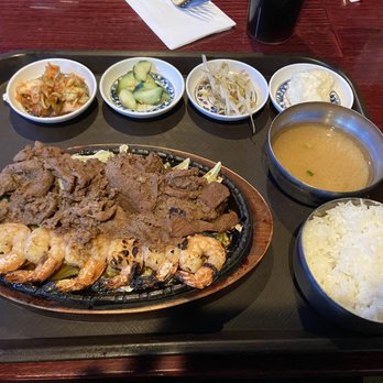 Korea BBQ House - Beef & Shrimp dinner - Korean Near Me - Los Angeles, California Korea BBQ House - Beef & Shrimp dinner - Korean Near Me - Los Angeles, California