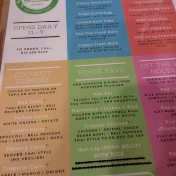 Pandan Thai Street Eats - Menu - Thai Near Me - Burleson, Texas Pandan Thai Street Eats - Menu - Thai Near Me - Burleson, Texas