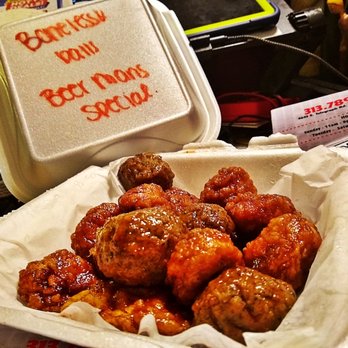 Lunch Box - Jelly Meata Balls n Boneless Wings - American Near Me - Dearborn Heights, Michigan