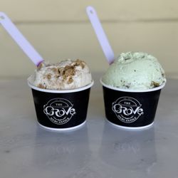 The Grove Mercantile - Banana Cream Pie & Pistachio Ice Cream