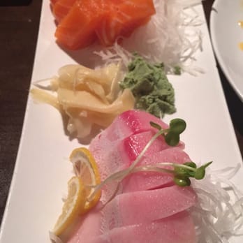 Ocean Fish Sushi & Grill - Yellowtail and salmon sashimi - Japanese Near Me - Pacifica, California
