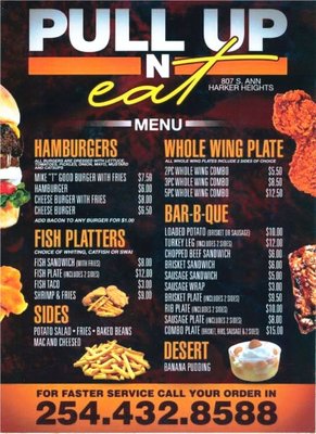 Menu photo 5 Pull Up -N- Eat Harker Heights, TX