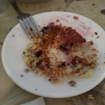 Blueberry Muffin - Remaining of one the most delicious Blueberry muffins my wife and I ever had. Smell delicious and tasted as good as it smells. - Breakfast & Brunch Near Me - Indialantic, Florida