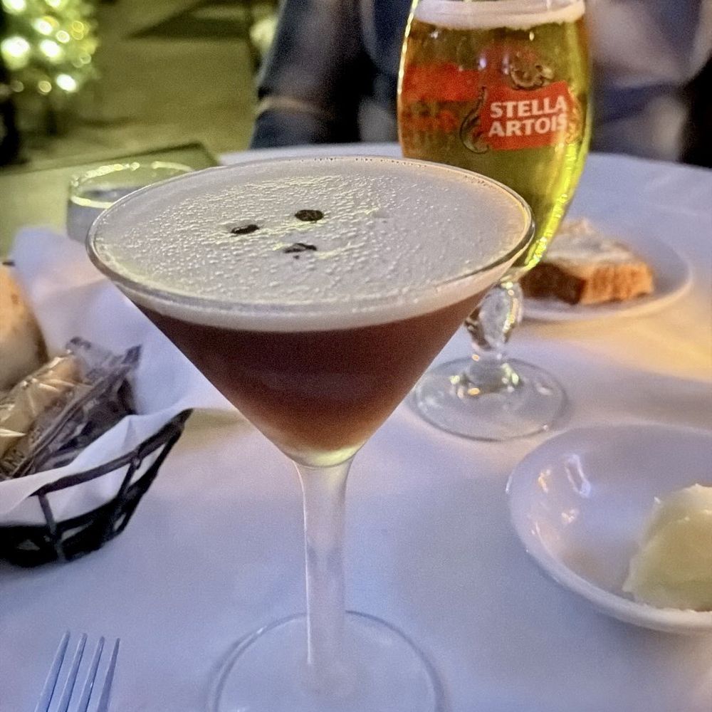 Dal Rae Restaurant - Espresso martini & Stella beer. - Steakhouses Near Me - Pico Rivera, California Dal Rae Restaurant - Espresso martini & Stella beer. - Steakhouses Near Me - Pico Rivera, California