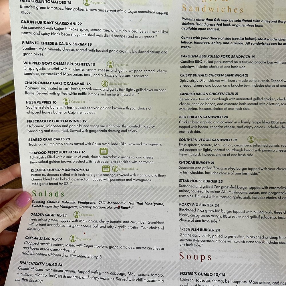 Foster's Kitchen - Menu - American Near Me - Kailua-Kona, Hawaii Foster's Kitchen - Menu - American Near Me - Kailua-Kona, Hawaii