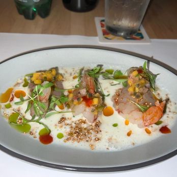 CHIMBA - Shrimp tiradito - Latin American Near Me - Miami, Florida CHIMBA - Shrimp tiradito - Latin American Near Me - Miami, Florida