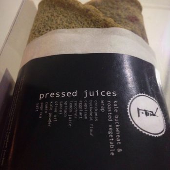 Pressed Juices - Kale, buckwheat & roasted vegetable wrap, 6.5 - Juice Bars & Smoothies Near Me - Surry Hills, NSW Pressed Juices - Kale, buckwheat & roasted vegetable wrap, 6.5 - Juice Bars & Smoothies Near Me - Surry Hills, NSW
