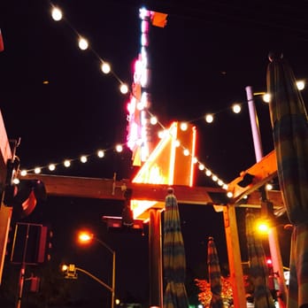 The Table - Patio at night - New American Near Me - San Jose, California