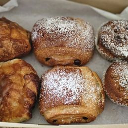 Monkey bread, chocolate croissants, coffee cake croissants