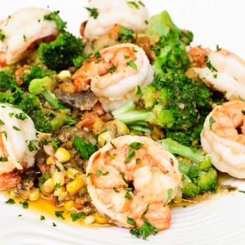 The Fish Guy - Grilled Prawns in Pernod Butter, Petite Salad - Seafood Markets Near Me - Chicago, Illinois