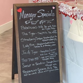 QTea Boba - Special drink menu - Bubble Tea Near Me - SACRAMENTO, California
