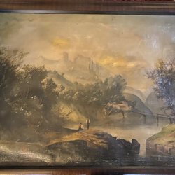 Coastal Cottage Consignment - Very old from an estate sale in an expenses frame.