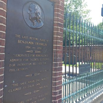 Benjamin Franklin's Grave - Funeral Services & Cemeteries Near Me