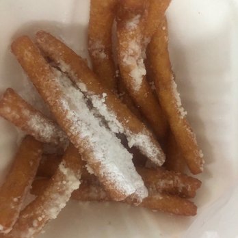 Killa Dogz - Funnel Cake Fries (also ate half of these before taking the pic) - Hot Dogs Near Me - Baltimore, Maryland Killa Dogz - Funnel Cake Fries (also ate half of these before taking the pic) - Hot Dogs Near Me - Baltimore, Maryland