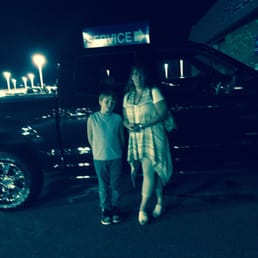 My wife and youngest son My wife and youngest son
