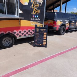 The Bop Bop - FIRST TIME HAVING THIS FOOD! I am so glad I tried it. They were at The Avenue Church in Waxahachie on Friday! Amazing flavors!