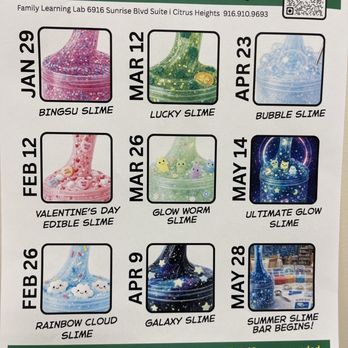 Family Learning Lab Co-School - Slime attack - Community Service/Non-Profit Near Me - Citrus Heights, California