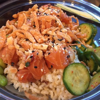 Manoa Poke Shop - Salmon Soyu - Poke Near Me - Somerville, Massachusetts