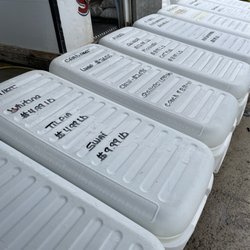 Highway 21 Seafood - Coolers keeping everything on ice