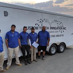 Custom Touch Irrigation - Custom Touch Irrigation - Noblesville trailer and team