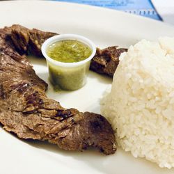 El Rincon Del Sabor - Skirt Steak w/ rice