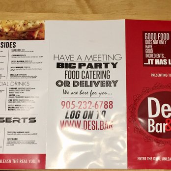 Desi Bar & Grill - Indian Near Me - Mississauga, Ontario