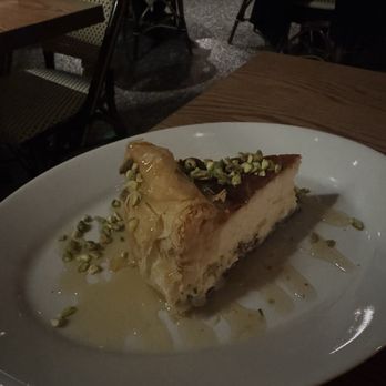 Pinyon - Baklava Cheesecake - Mediterranean Near Me - Scottsdale, Arizona