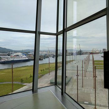 Titanic Belfast - View of Harland and Wolff shipyard where Titanic was built - Museums Near Me - Belfast, LSB