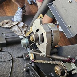 California Fitness Source - This is the exposed transmission and pulley assembly of my StairMaster 4400 PT, where Jeff identified and expertly corrected the problem.