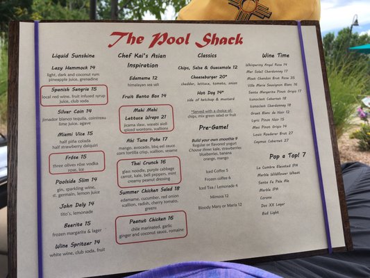 Menu photo 6 Terra Santa Fe, NM