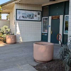 Martin Luther King Jr park - Welcome sign at the community center