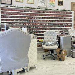 American Nail & Spa - Inside (a lot of nail color selection)