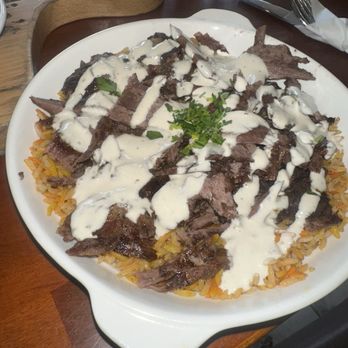 Aladdin’s Shawarma - Beef Shawarma Platter - Mediterranean Near Me - Greensboro, North Carolina