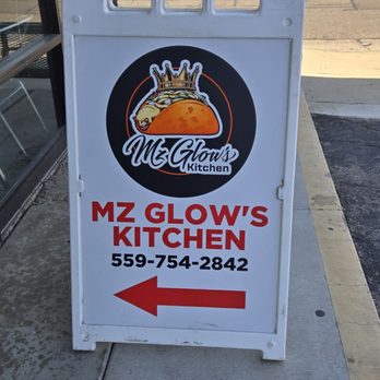 Mz Glow’s Kitchen - The building has old sign for Valentino. Look for the sandwich board sign by the door. Worth the hunt. - Mexican Near Me - Visalia, California Mz Glow’s Kitchen - The building has old sign for Valentino. Look for the sandwich board sign by the door. Worth the hunt. - Mexican Near Me - Visalia, California
