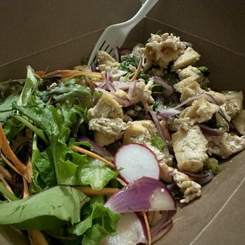 Samata Vegan House - Tofu Larb Salad - Thai Near Me - Los Angeles, California Samata Vegan House - Tofu Larb Salad - Thai Near Me - Los Angeles, California