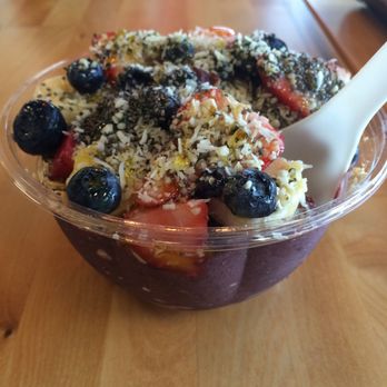 PurLife Cafe - Chocolate cherry power bowl. The bomb! - Salad Near Me - Delray Beach, Florida PurLife Cafe - Chocolate cherry power bowl. The bomb! - Salad Near Me - Delray Beach, Florida