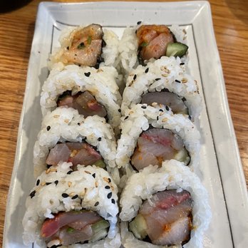 Wazabi Sushi - Orange - Spicy yellowtail roll - Sushi Bars Near Me - Orange, California Wazabi Sushi - Orange - Spicy yellowtail roll - Sushi Bars Near Me - Orange, California