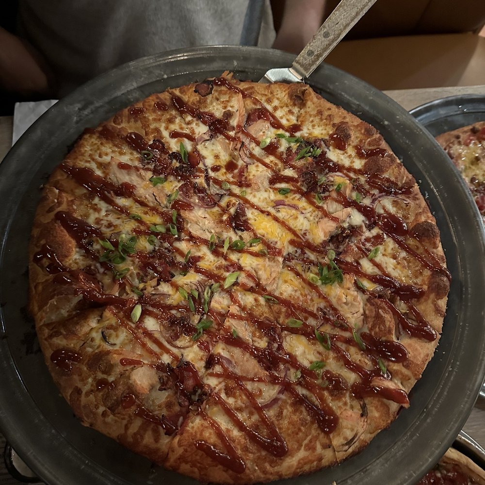 Two Cities Pizza - Gotham Gangster (large New York style) - Pizza Near Me - Suwanee, Georgia Two Cities Pizza - Gotham Gangster (large New York style) - Pizza Near Me - Suwanee, Georgia