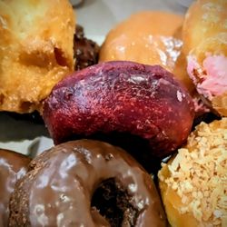 Bosa Donuts - Red velvet, double chocolate, buttermilk bar, coconut cream, strawberry cream