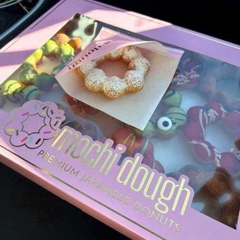 Bober Tea & Coffee - Mochi Donuts to go. Got different flavors. - Bubble Tea Near Me - Pleasanton, California