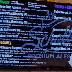 Scholb Premium Ales - Menu 11.09.23